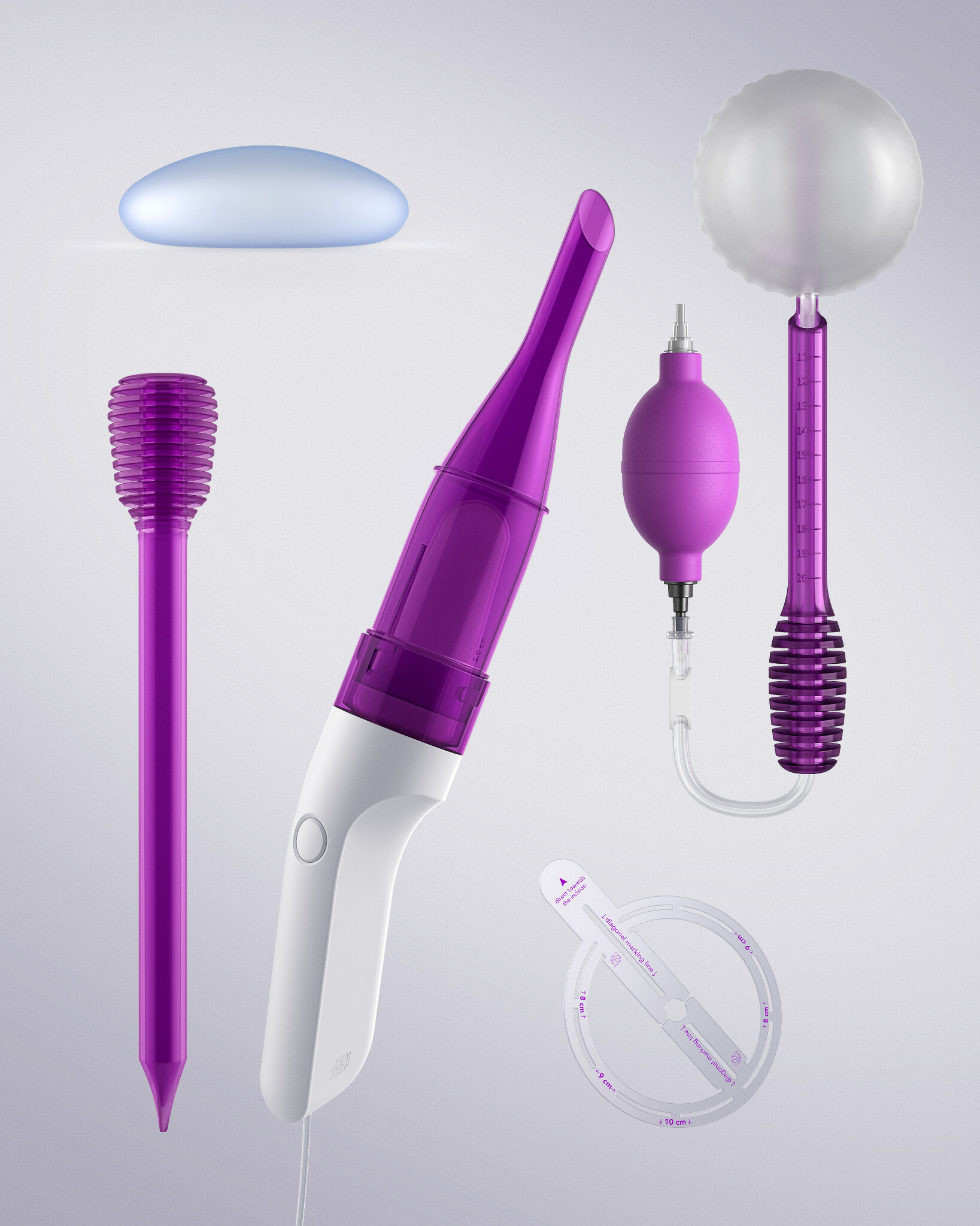 The specially developed instruments and implants from MIA Femtech